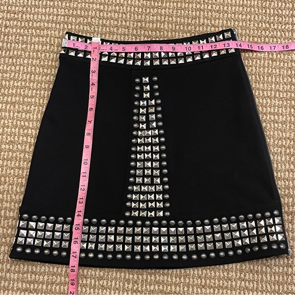 Diane Von Furstenberg Valens Studded Knit Skirt 2 - Picture 6 of 7